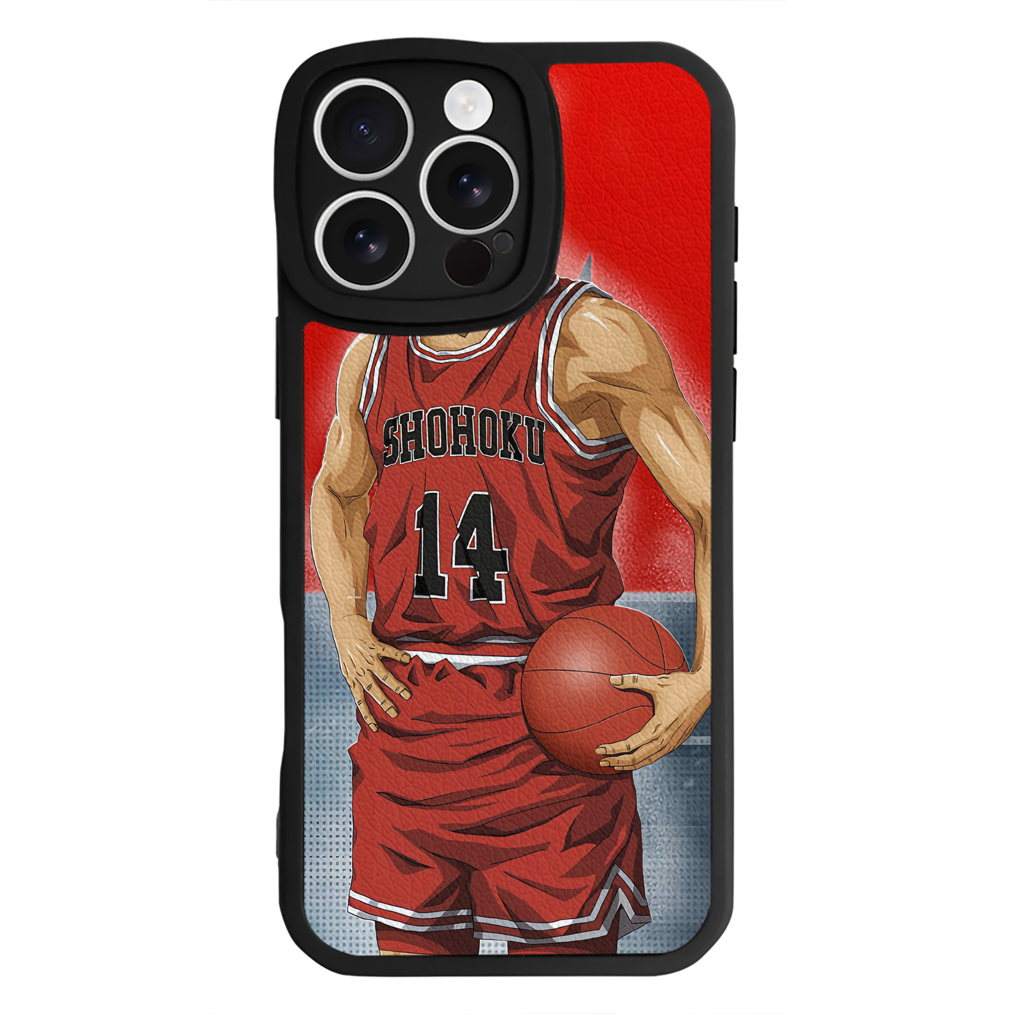 （画像用） SLAM DUNK／スラムダンク 【iPhone 16シリーズ対応】シリコンスマホケース（レザー調） 材質：シリコン